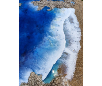 Cuadro playa resina  Ocean Art