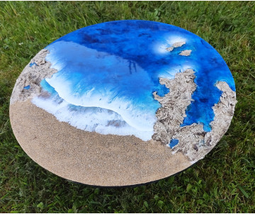 Cuadro playa resina  Ocean Art