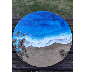 Cuadro resina playa Ocean Art