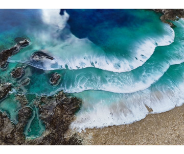 Cuadro resina playa Ocean Art