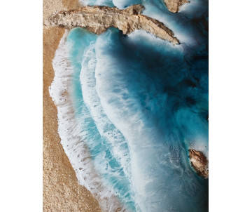Cuadro Ocean Art:  Costa azul