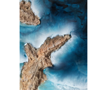 Cuadro Ocean Art:  Costa azul